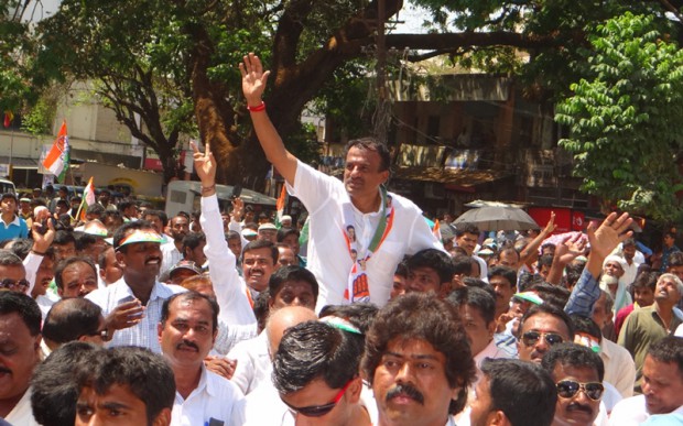 Manjunath Bhandary Election Campaign-2014